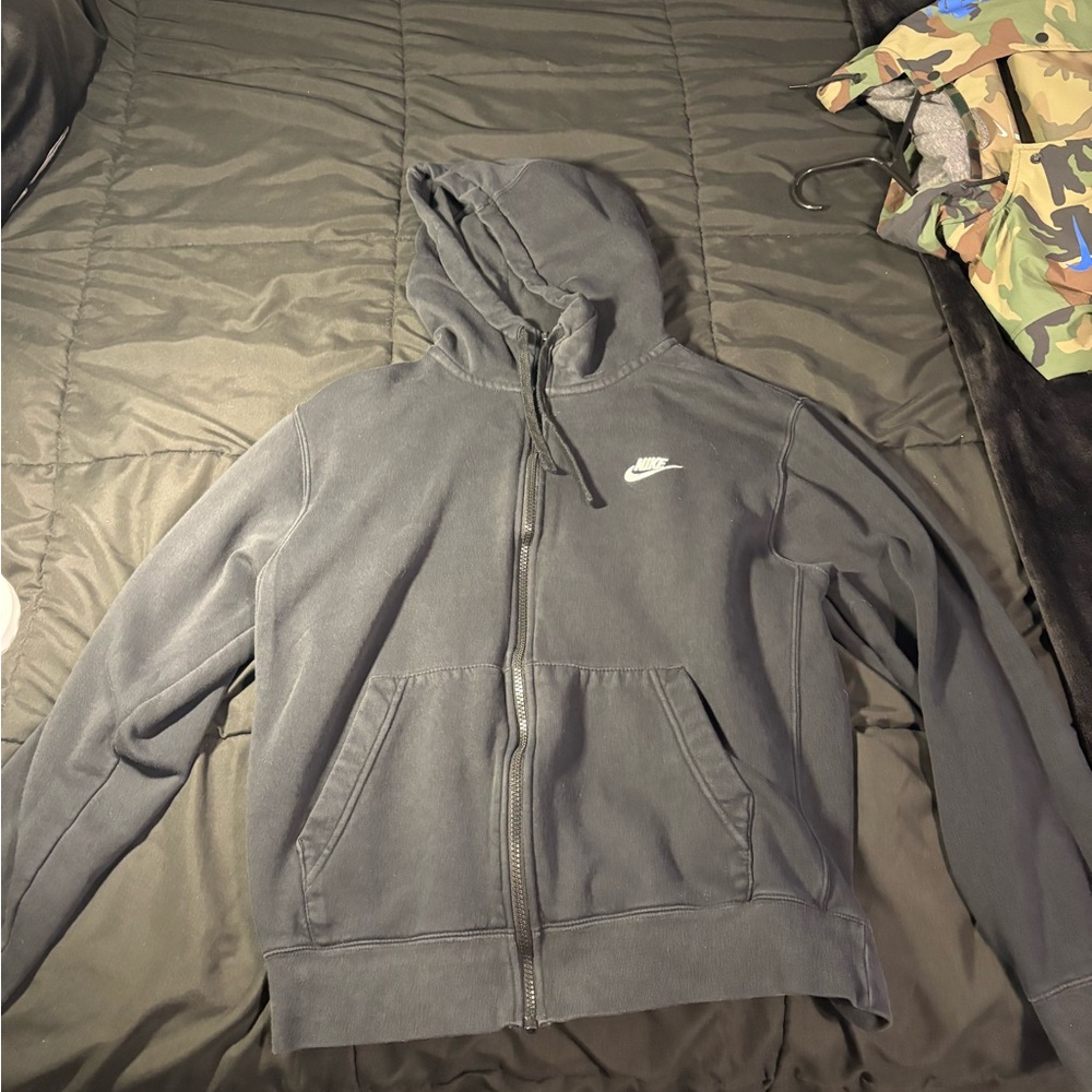 Nike Charcoal Full-Zip Hoodie